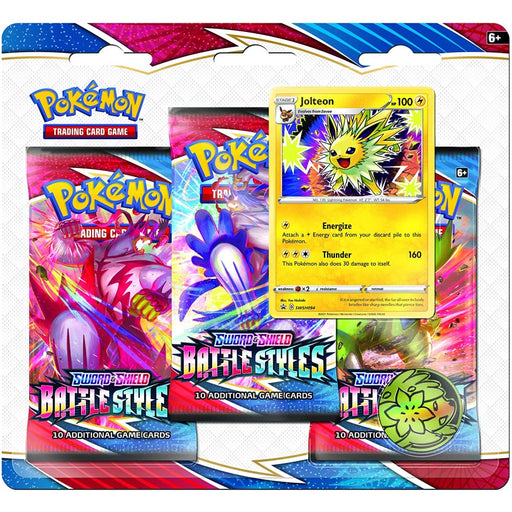 Pokemon Trading Card Game Sword & Shield 5 Battle Styles - 3-Pack Blister - Red Goblin