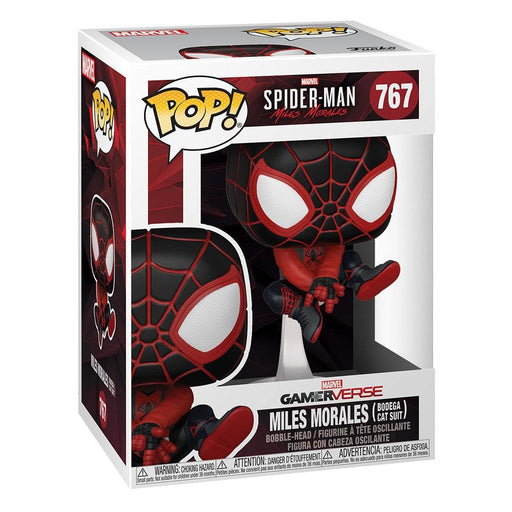 Figurina Funko Pop Miles Morales - Miles (Bodega Cat Suit) - Red Goblin