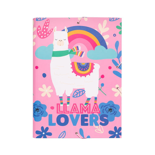 Folder Elastic Llama Lovers A4 - Red Goblin