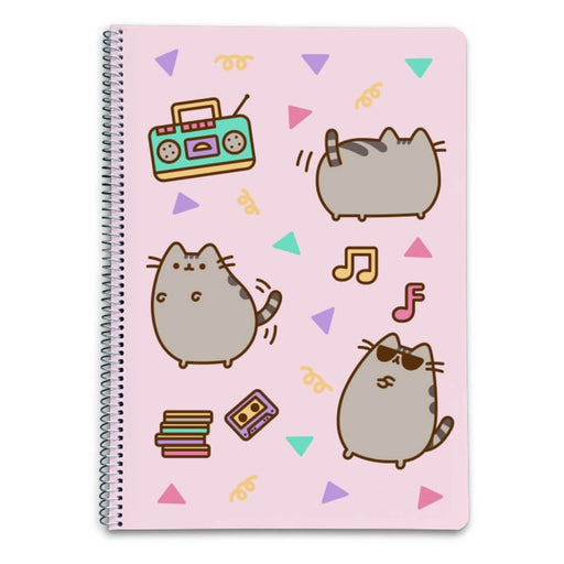 Notebook cu Sina A4 Pusheen Favourite Music - Red Goblin