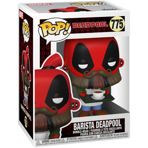 Figurina Funko Pop Deadpool 30th - Coffee Barista - Red Goblin