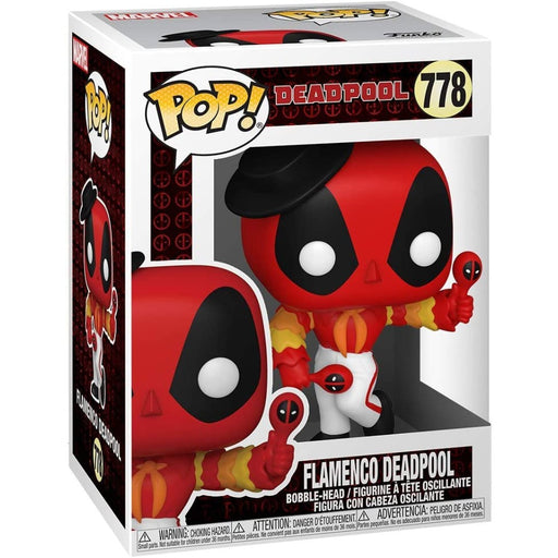 Figurina Funko Pop Deadpool 30th - Flamenco Deadpool - Red Goblin