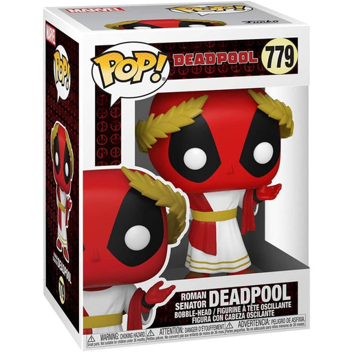 Figurina Funko Pop Deadpool 30th - Roman Senator Deadpool - Red Goblin