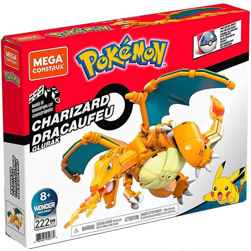 Set de Constructie Mattel Mega Construx Pokemon Charizard (Glurak) - Red Goblin