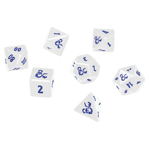 Set Zaruri Ultra Pro - Heavy Metal Icewind Dale 7 RPG Dice Set for Dungeons & Dragons: White - Red Goblin