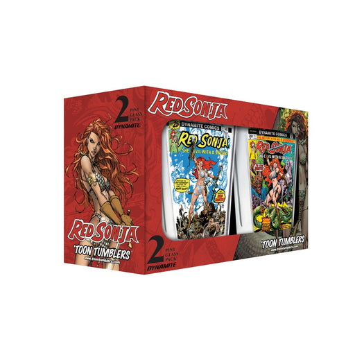 Set 2 Pahare Shot Women of Dynamite Red Sonja - Red Goblin