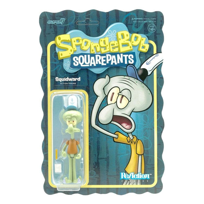 Figurina Articulata SpongeBob SquarePants ReAction Squidward 10 cm - Red Goblin