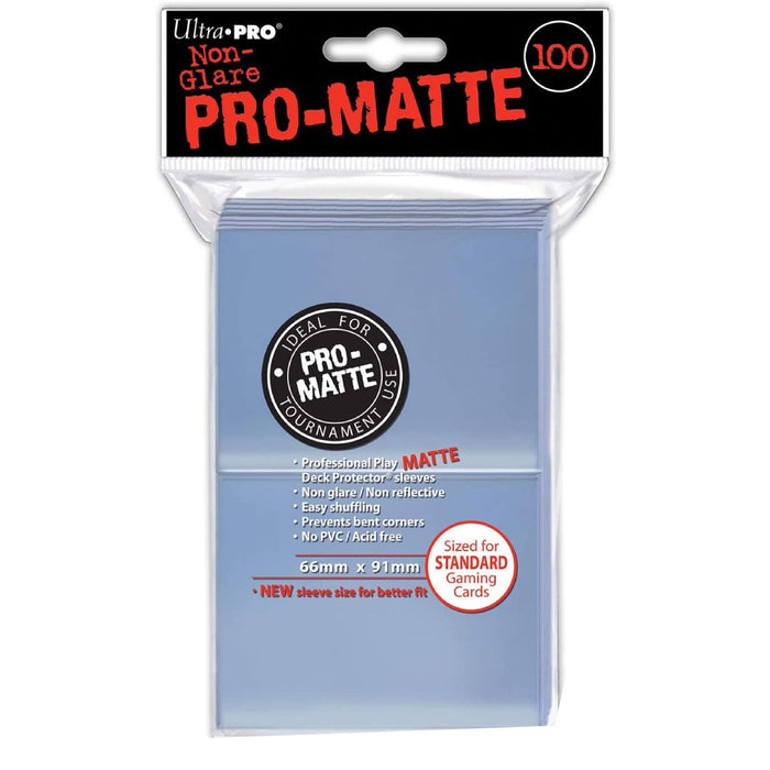 Sleeve-uri Ultra Pro - Standard Deck Protector - PRO-Matte Clear (100 Bucati) - Red Goblin