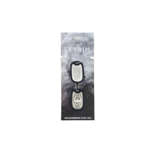 Colier: The Elder Scrolls V- Skyrim Dog Tags Dovahkiin - Red Goblin