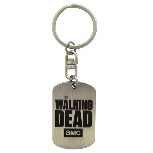 Breloc Metal The Walking Dead Dog Tag Logo - Red Goblin