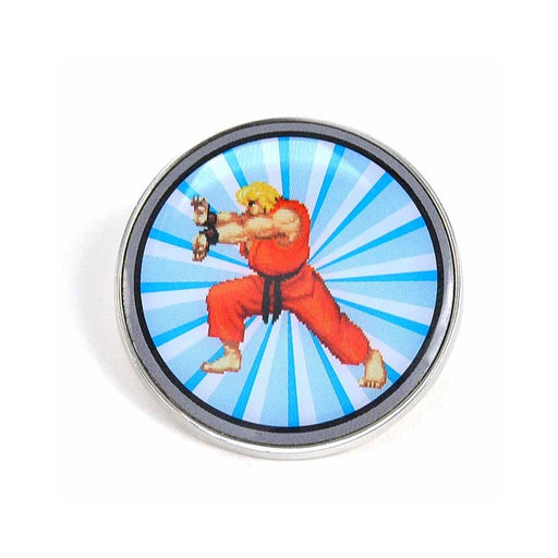 Insigna Street Fighter Ken - Red Goblin