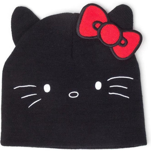 Caciula Tricotata Beanie cu Urechi Hello Kitty - Red Goblin