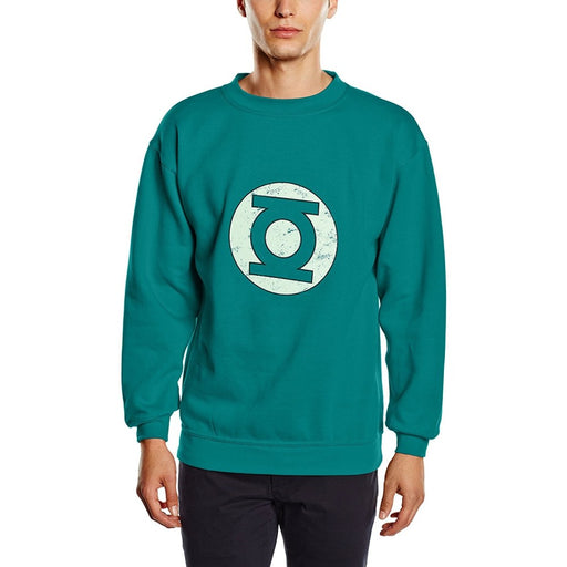 Green Lantern - Distressed Logo Sweatshirt - Red Goblin