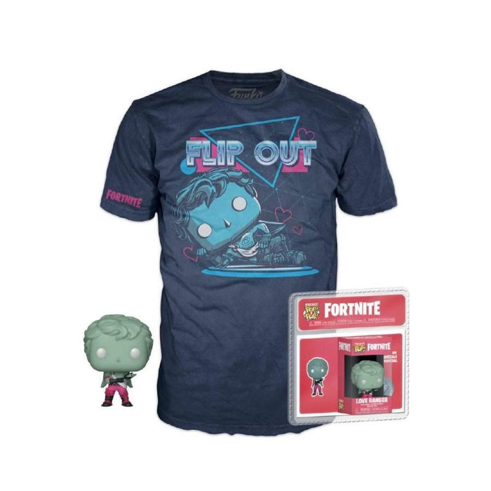 Tricou Love Ranger si Mini Figurina Funko Fortnite - Red Goblin