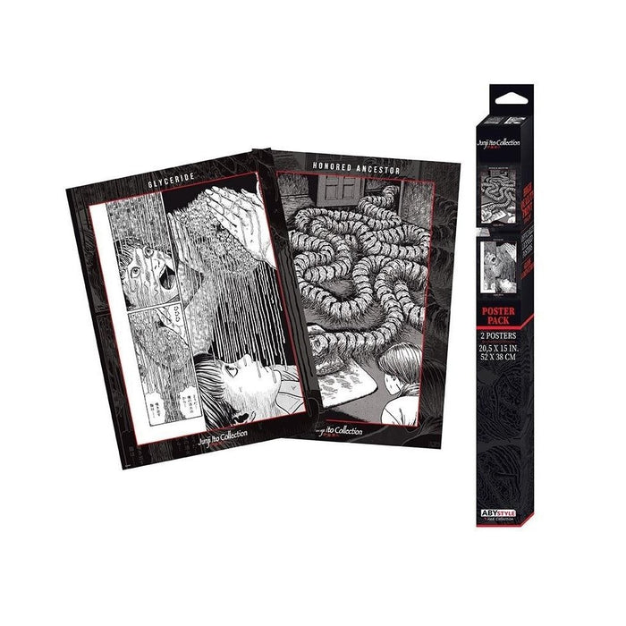 Set 2 Postere Chibi Junji Ito (52x38) - Red Goblin