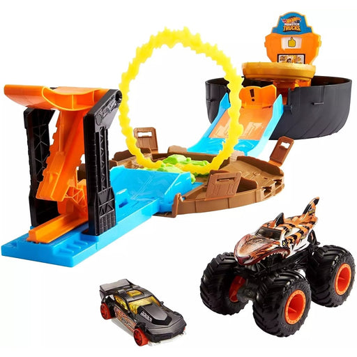 Set de Joaca Hot Wheels Monster Trucks Stunt - Red Goblin