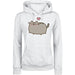 Pusheen - Hooded Sweater Love Heart (Damă) - Red Goblin