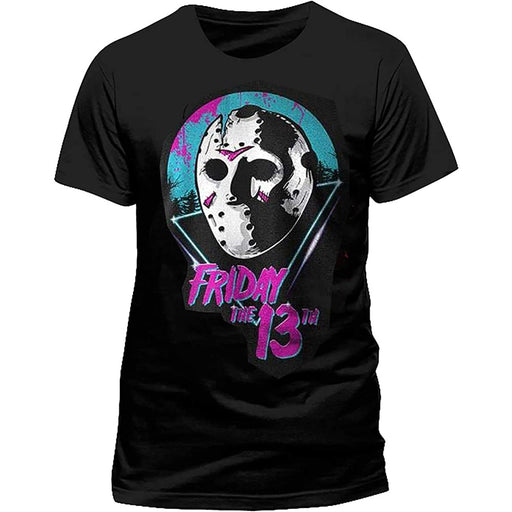 Tricou Friday The 13th Eighties Mask Unisex - Red Goblin