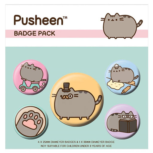 Pin Badges - Pusheen - Fancy - Red Goblin